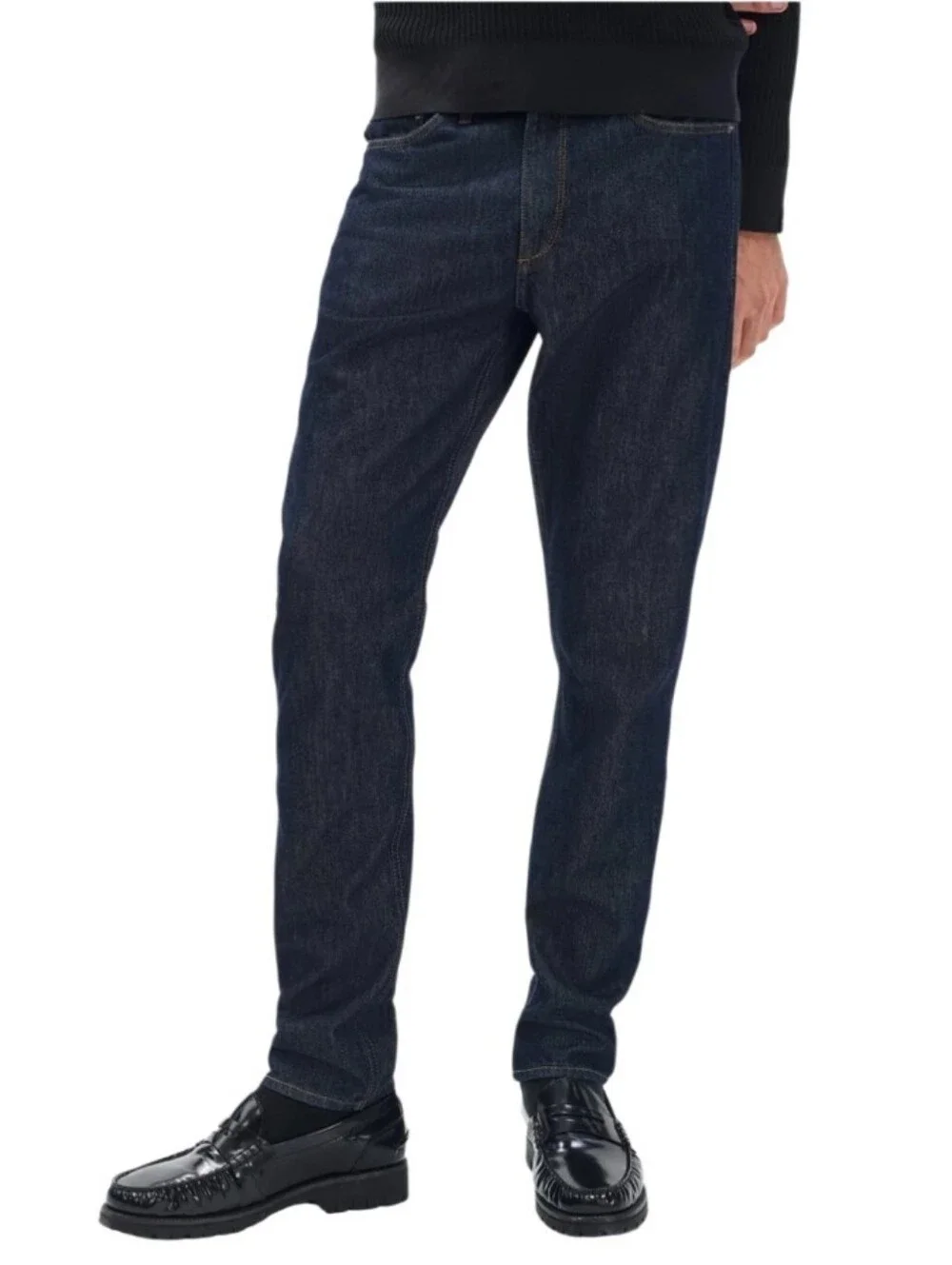 Rag & Bone Men's Dark Blue Skinny Fit 2   Straight-Leg Jeans